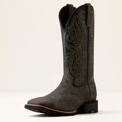 Arrowrock Wide Square Toe Cowboy Boot 3-4 Front