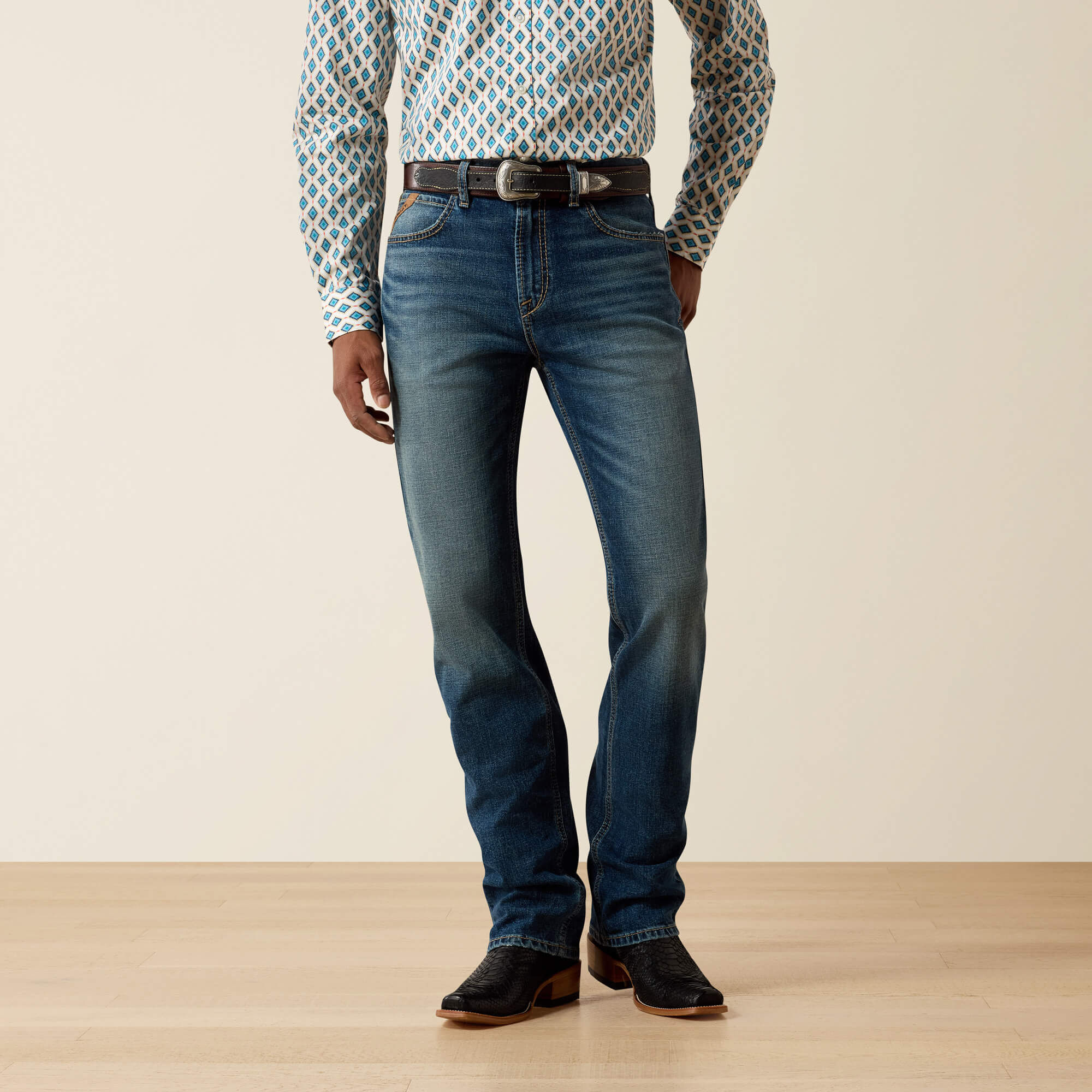 M7 Slim Trent Classic Rise Straight Leg Jeans - thumbnail 7