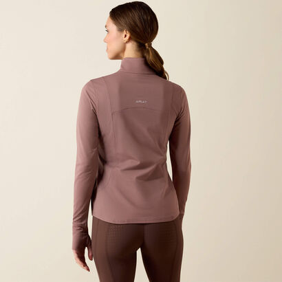 Gridwork 2.0 1/4 Zip Baselayer Back