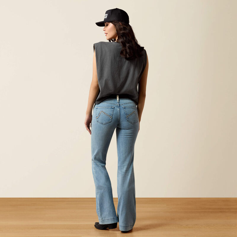 Mid Rise Saige Slim Trouser Jeans 02