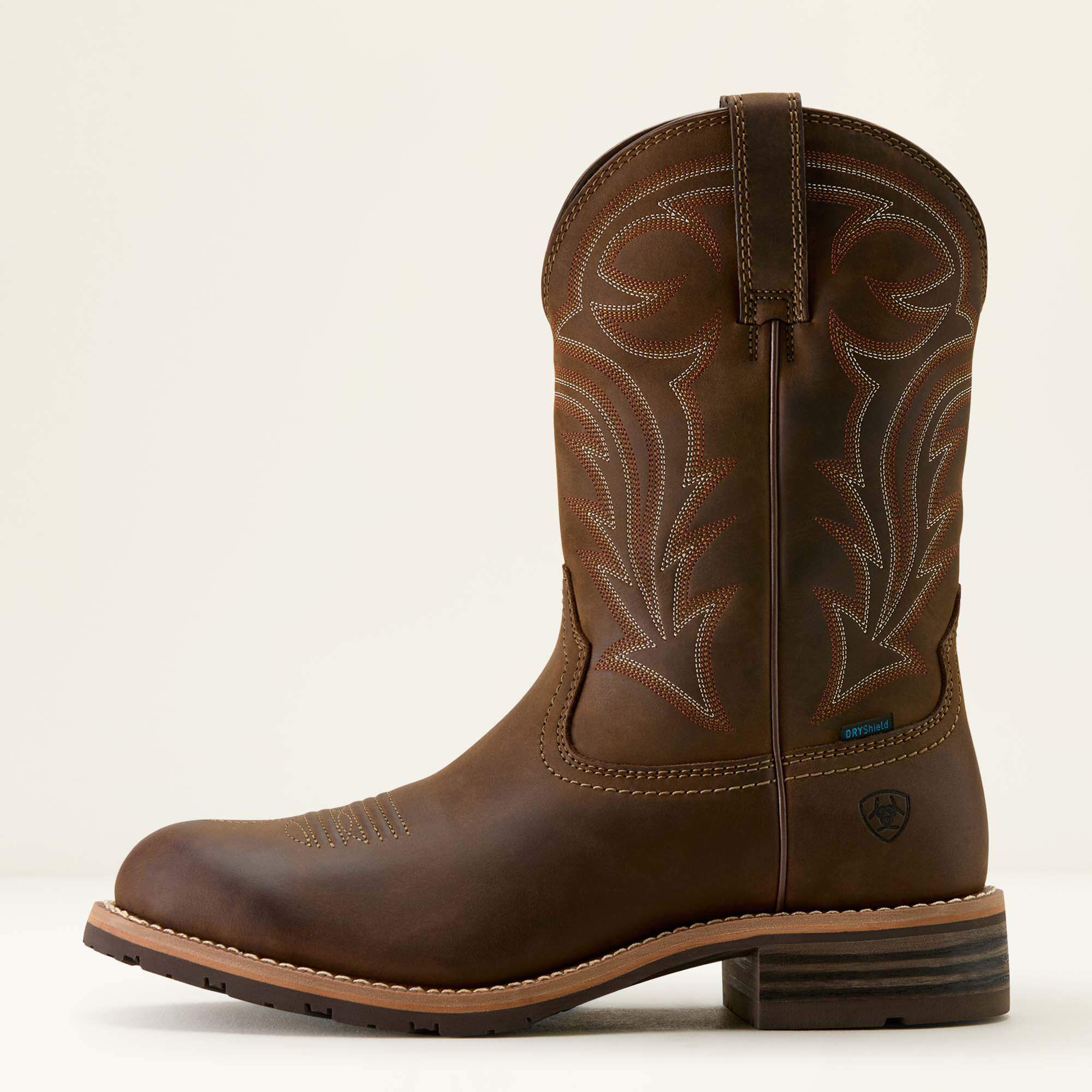 (取寄) アリアット メンズ ハイブリット ランチャー Ariat men Ariat Hybrid Rancher Distressed Brown Hybrid Rancher Waterproof Western Boot | Ariat