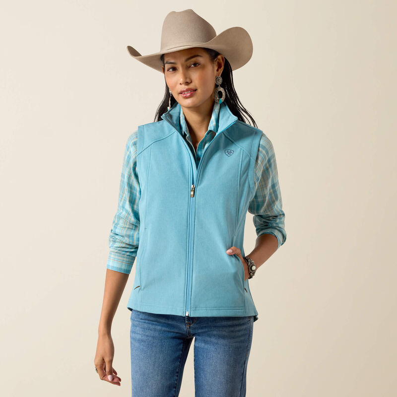 Ariat Logo Softshell Vest Front