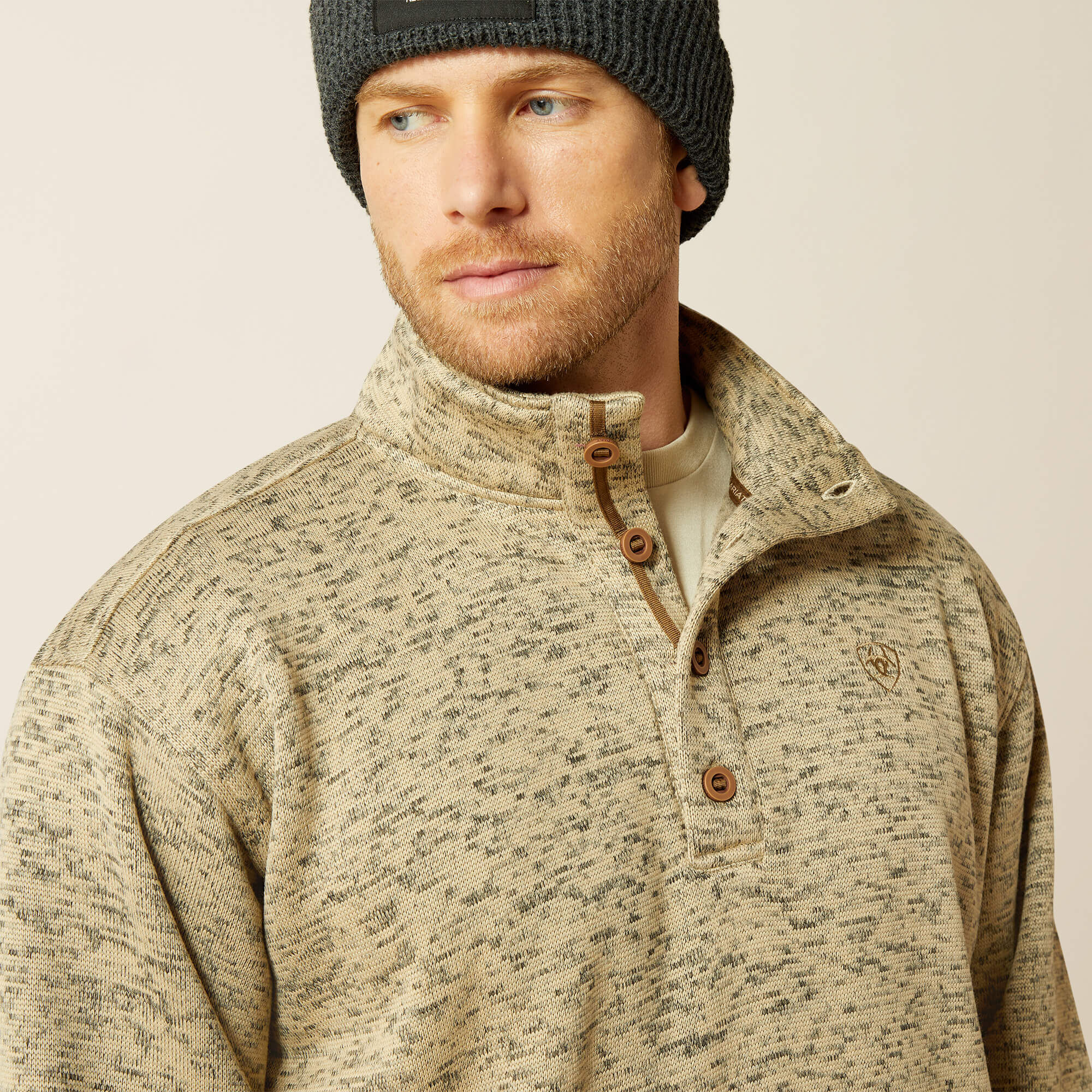 Caldwell 1/4 Button Sweater - thumbnail 8