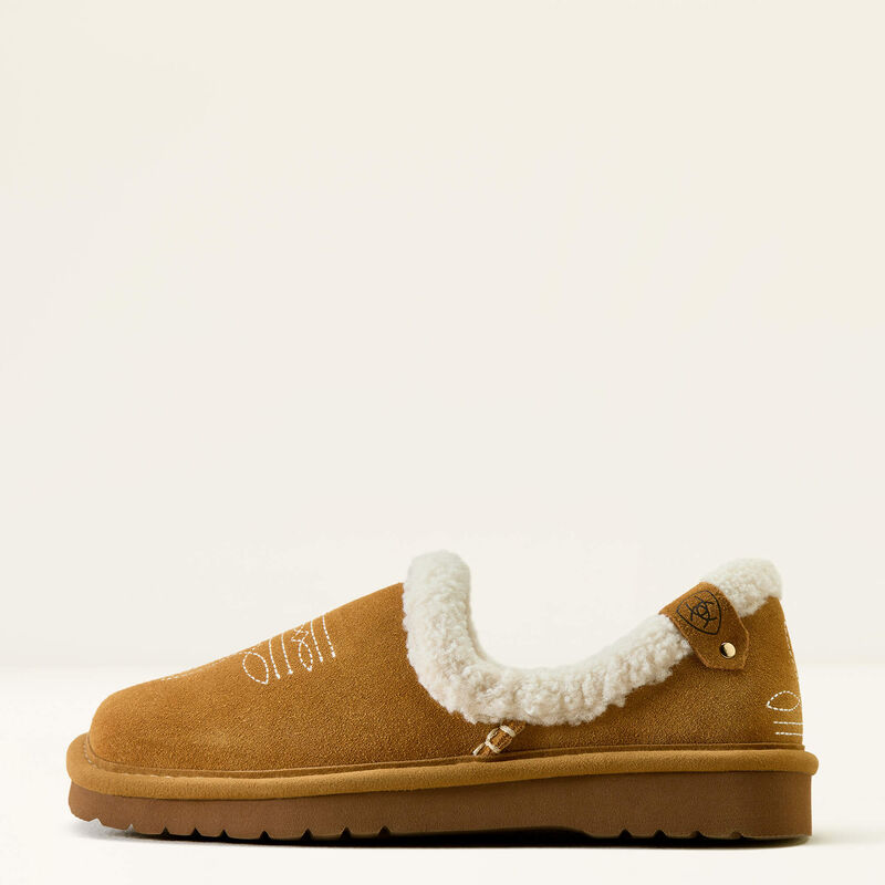 Jackie Square Toe Ankle Slipper Side