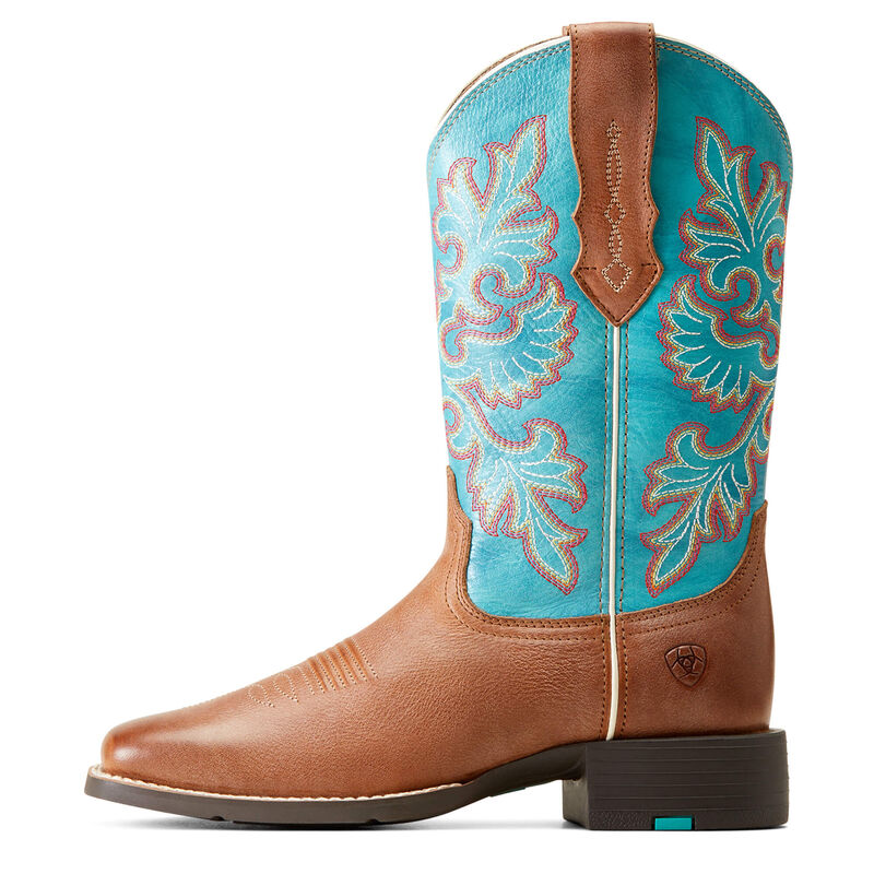 Round Up Wide Square Toe StretchFit Western Boot