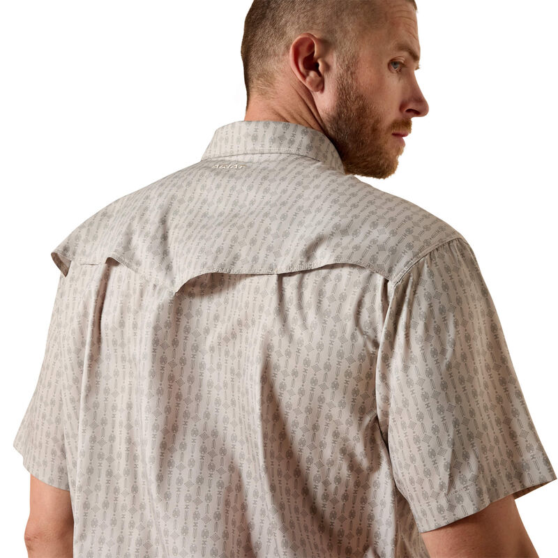 Printed Western VentTEK Classic Fit Snap Shirt 01