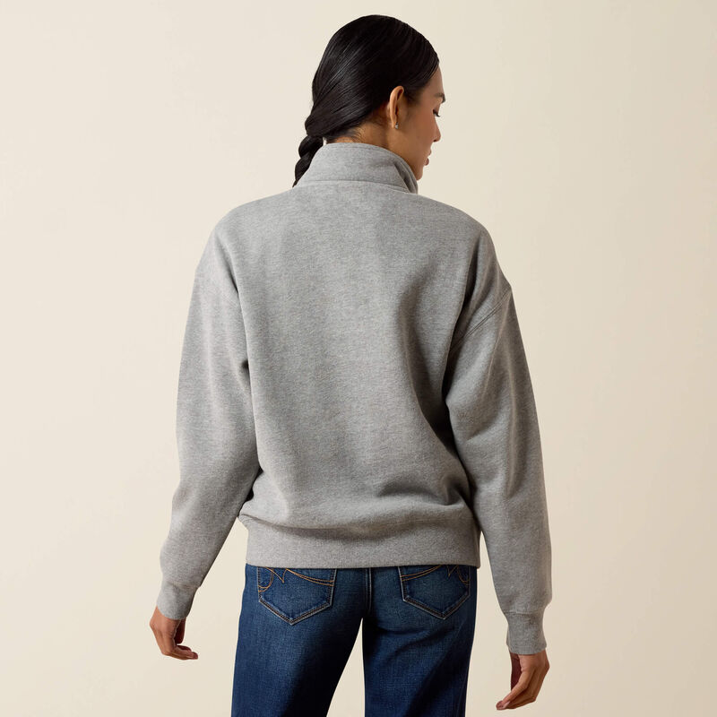 Selena 1/2 Zip Sweatshirt Back