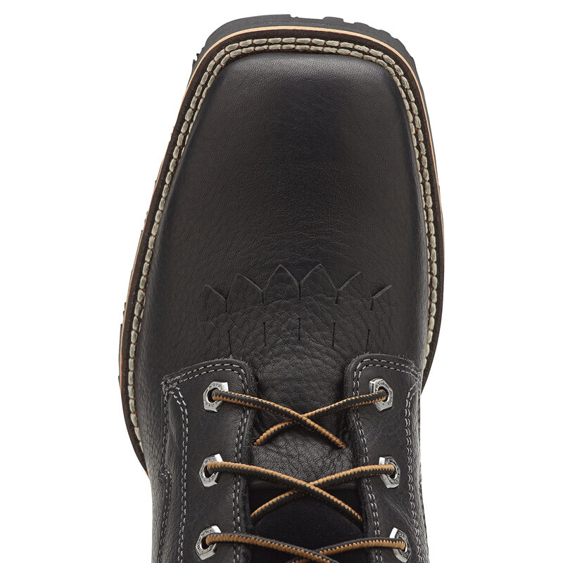 Hybrid Lacer Wide Square Toe Boot