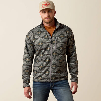 Caldwell Full Zip Sweater Front