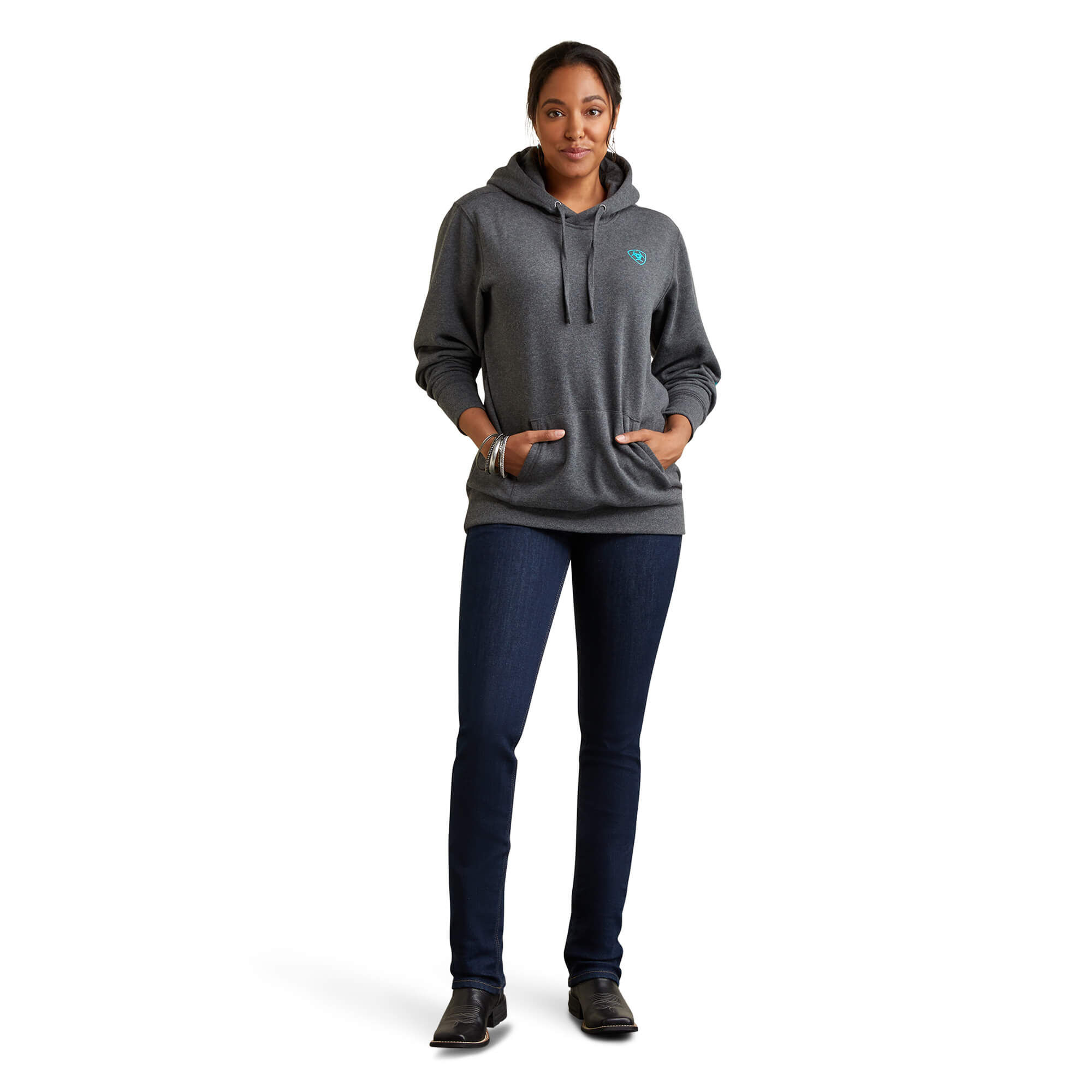 ariat stencil logo hoodie, magnanimous 