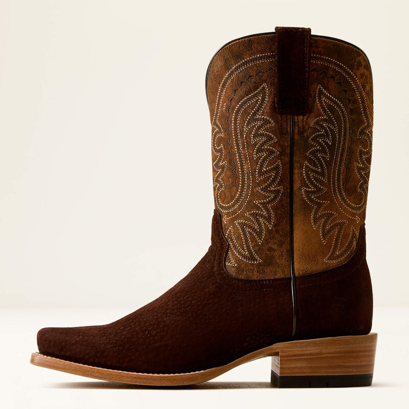 Futurity Smokehouse Narrow Cutter Toe Western Boot Side