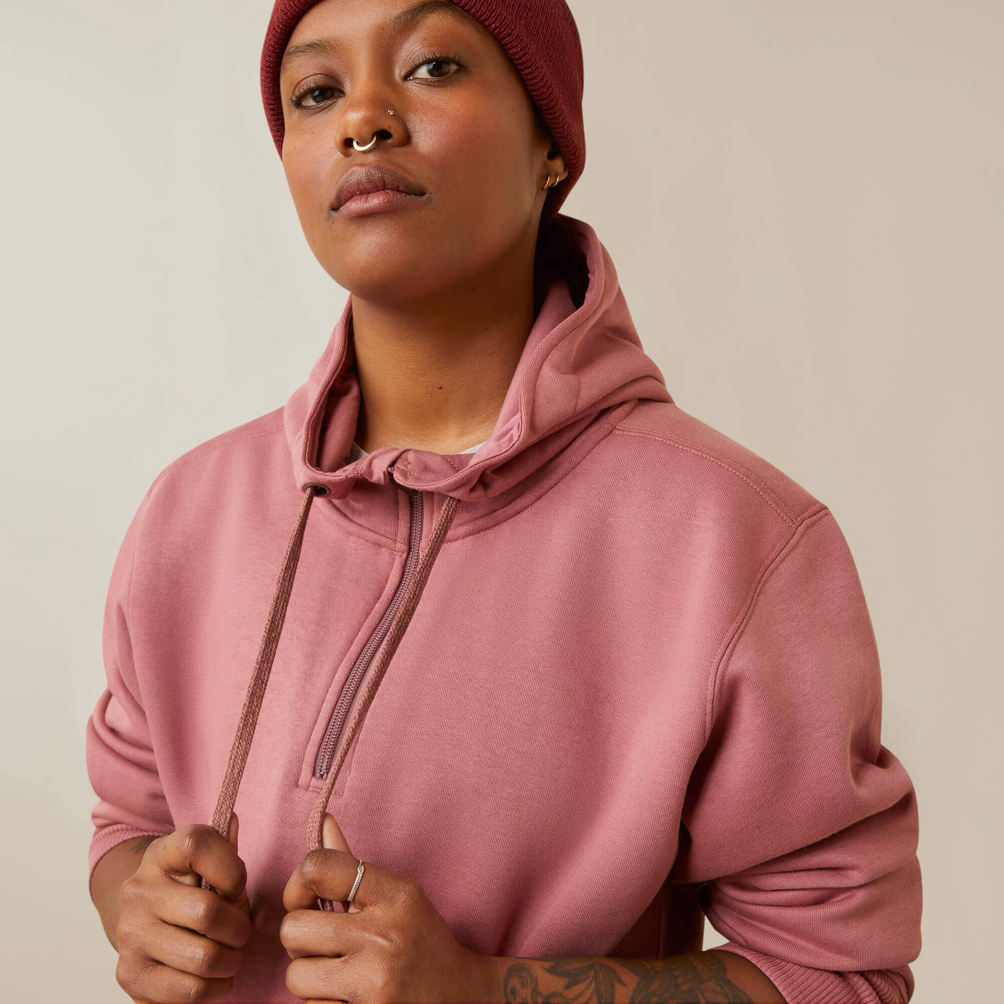 Rebar Skill Set 1/2 Zip Hoodie
