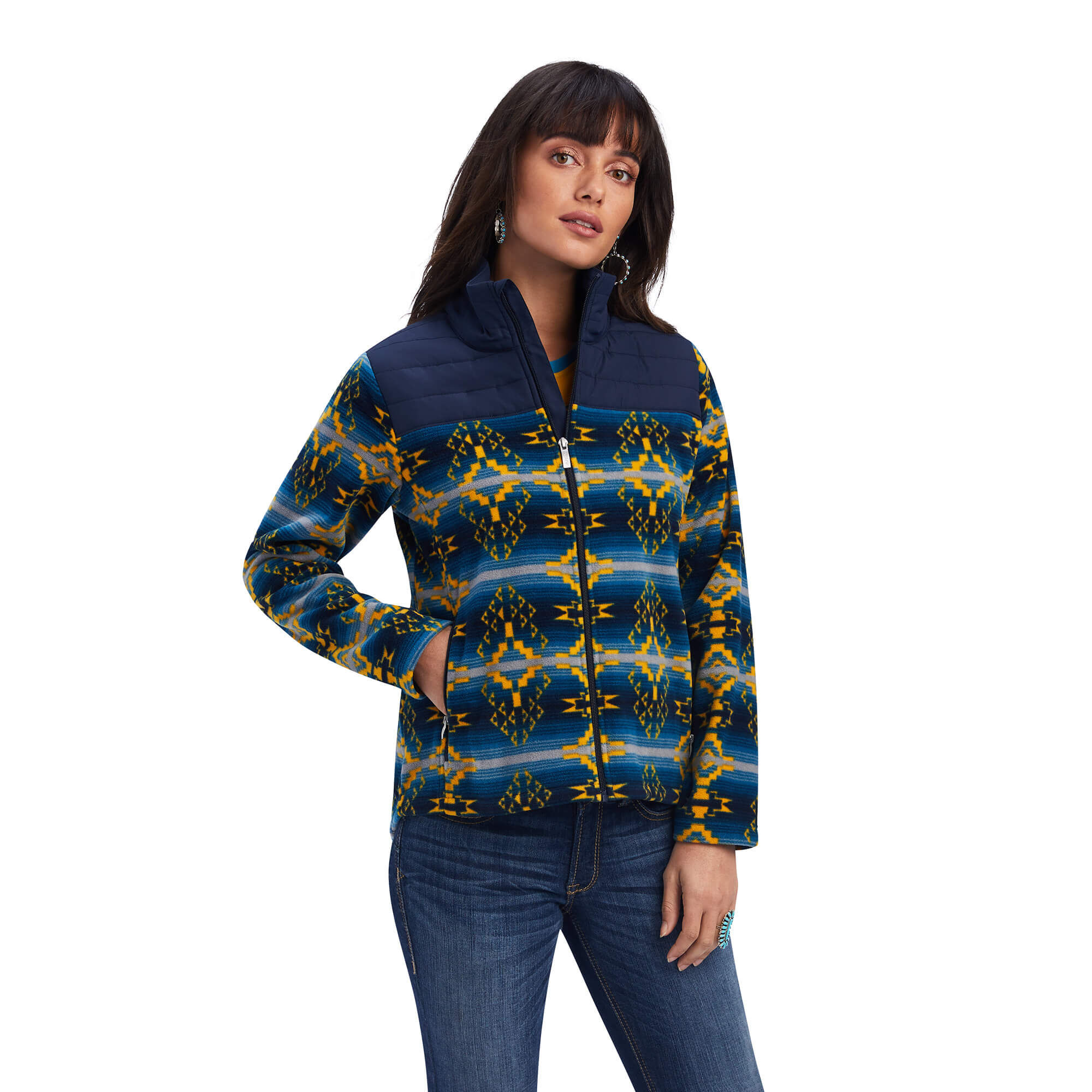 Picture of Ariat Pendleton Fleece Jacket.