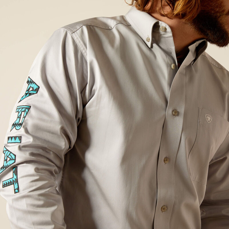 Team Logo Twill Fitted Shirt