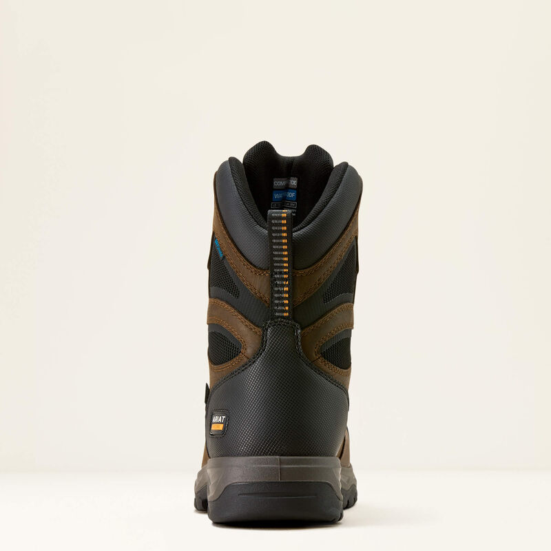 Turbo DuraTread 8" Waterproof Carbon Toe Work Boot Heel