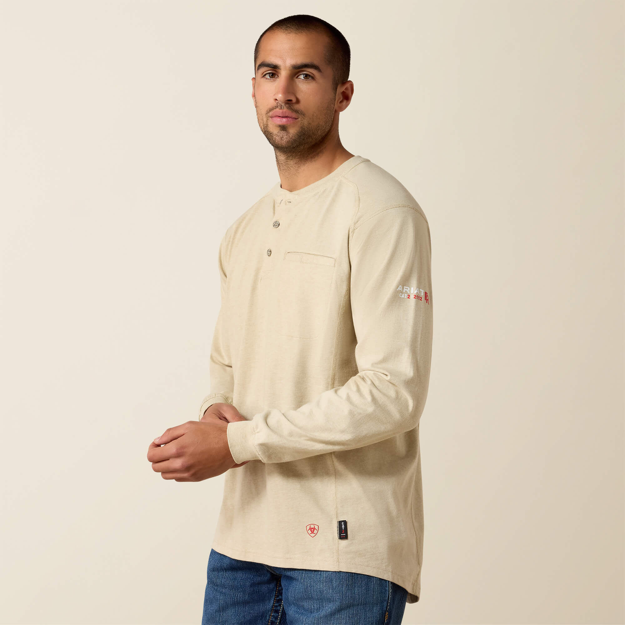 FR AIR HENLEY LS TOP-Ariat