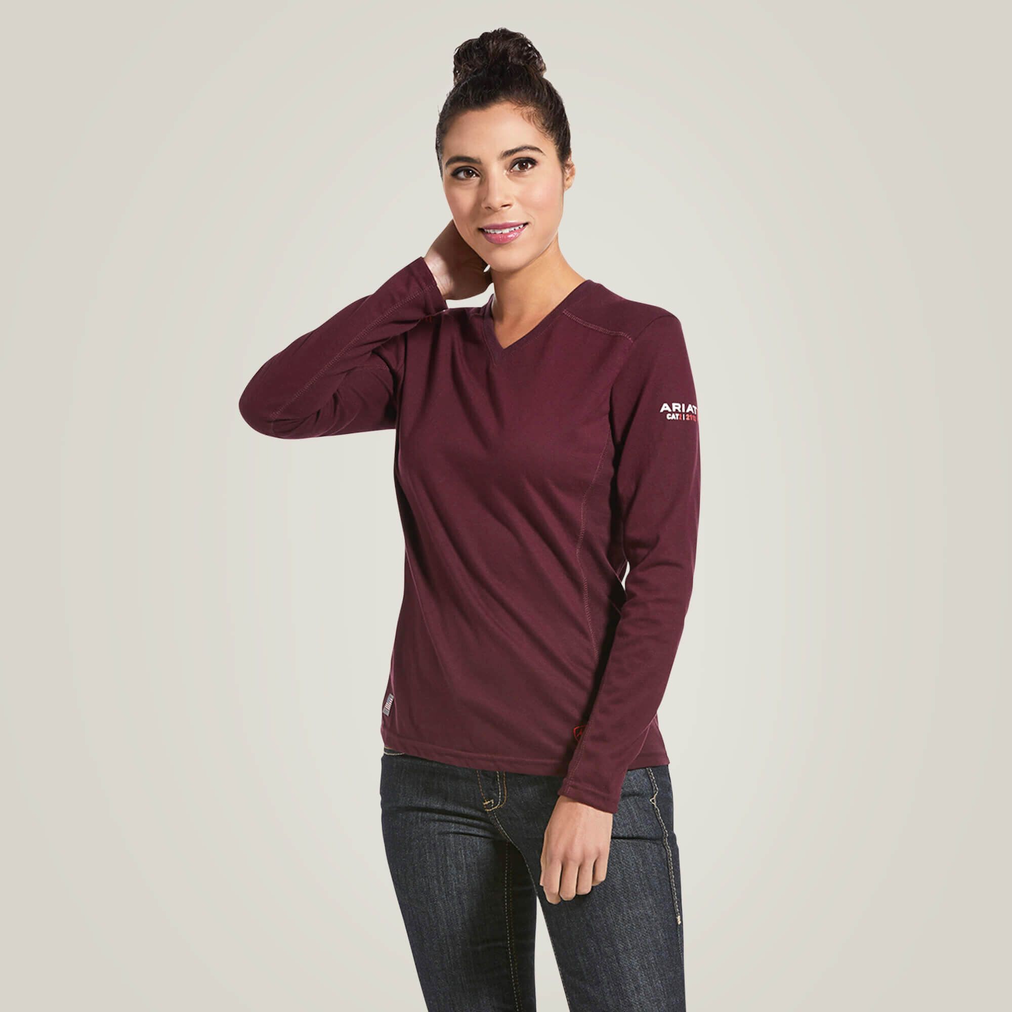 FR AC CREW LS TOP-Ariat