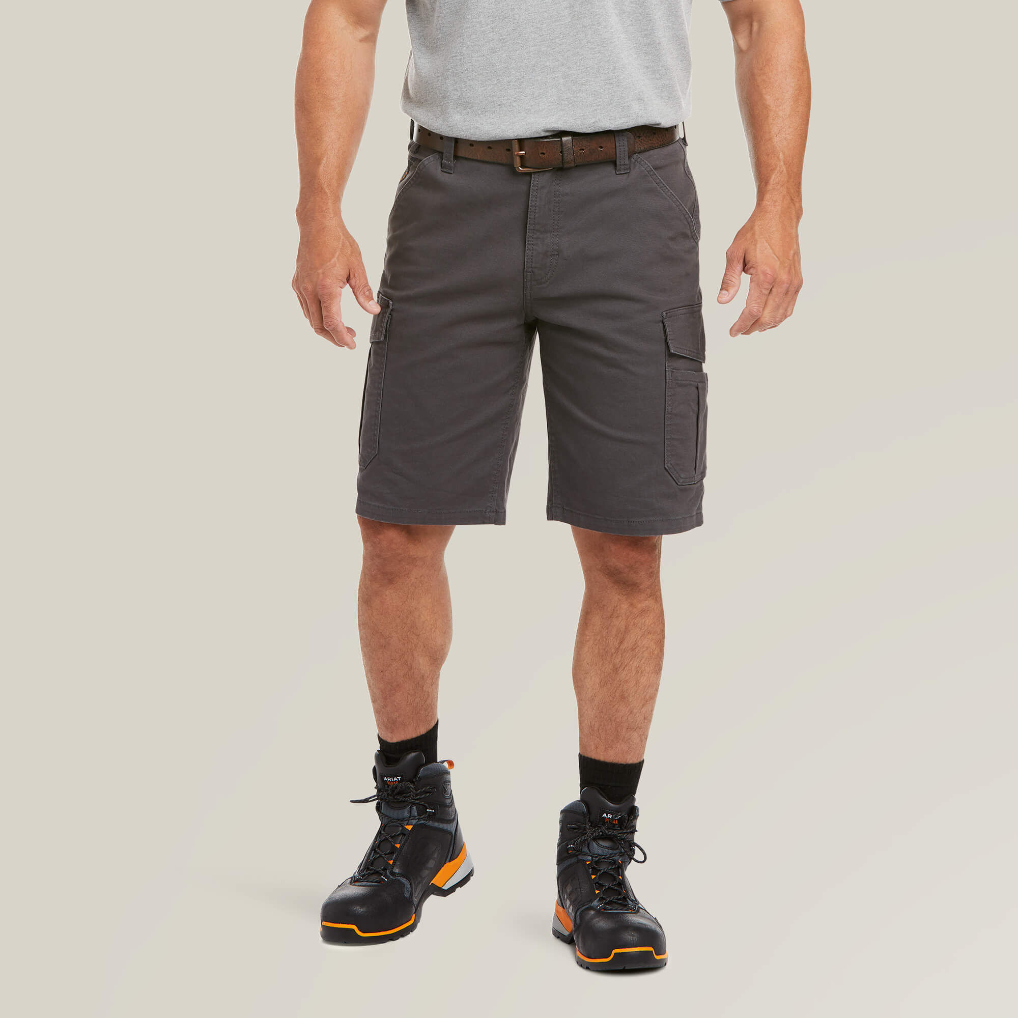 REBAR  DURASTR MADE TOUGH CARGO SHORT-Ariat