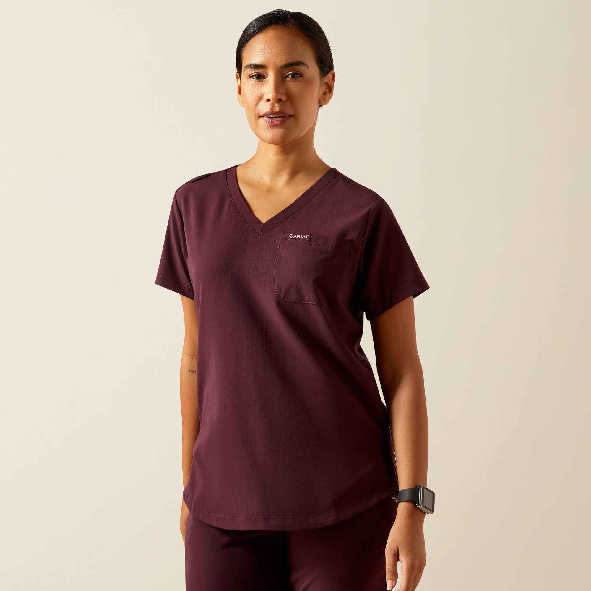 BETH BASIC SS SCRB TOP-Ariat