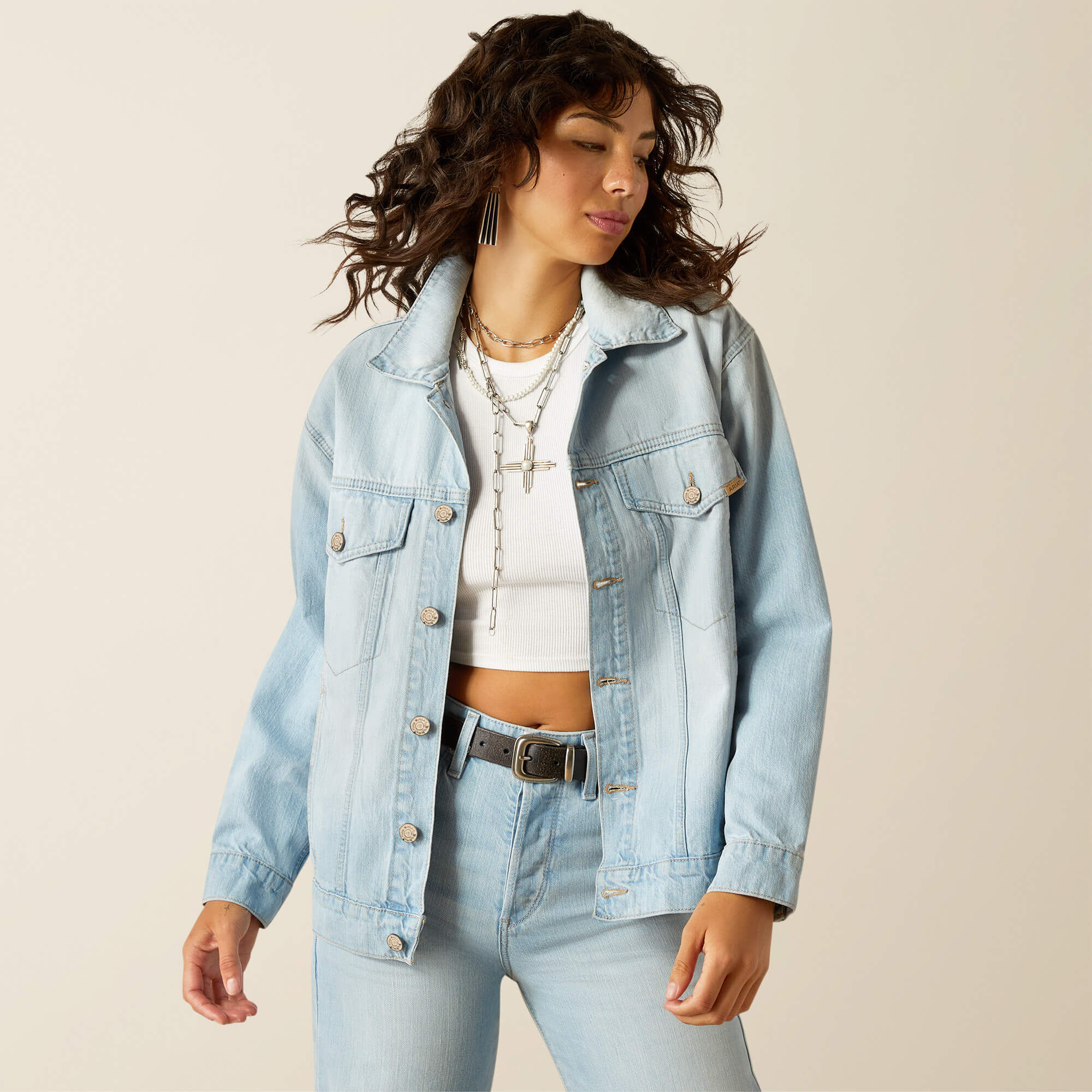 OVERSIZED TRUCKER JKT ZUMA-Ariat