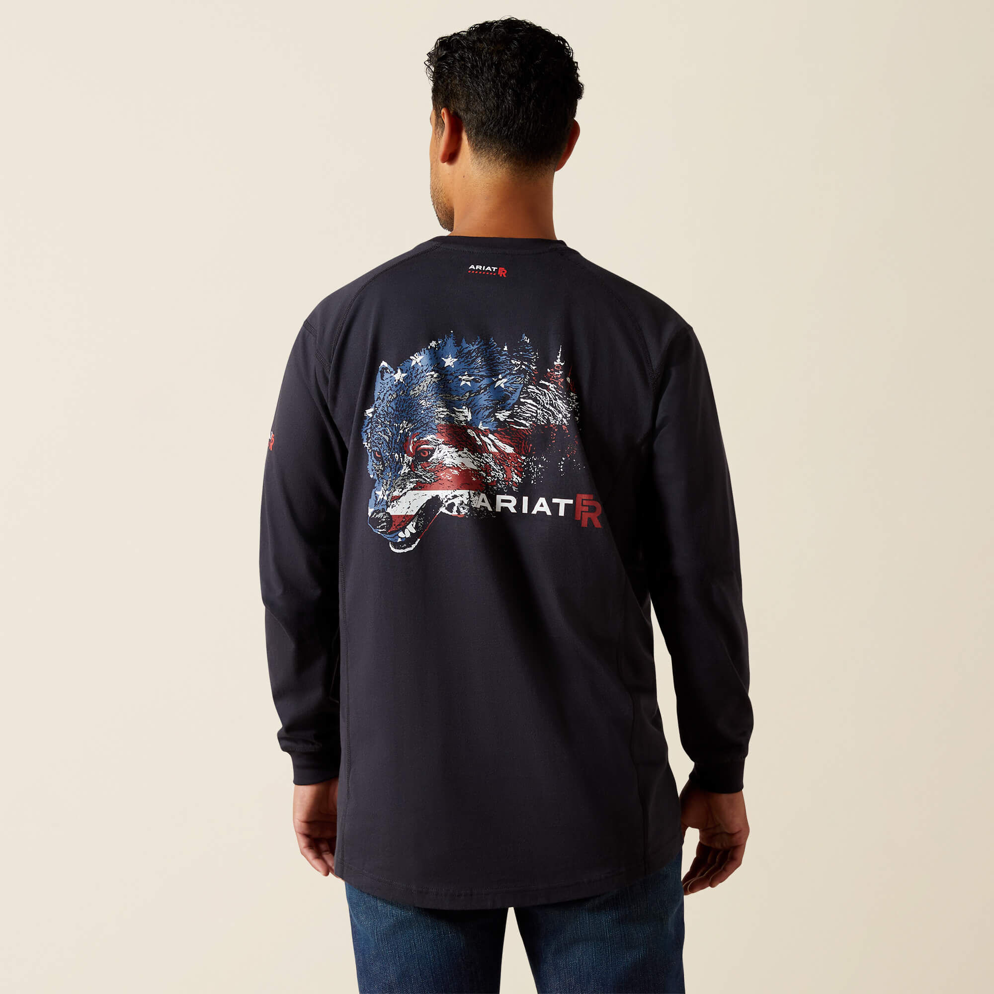 FR AIR ALPHA AMERICAN LS TSHRT-Ariat