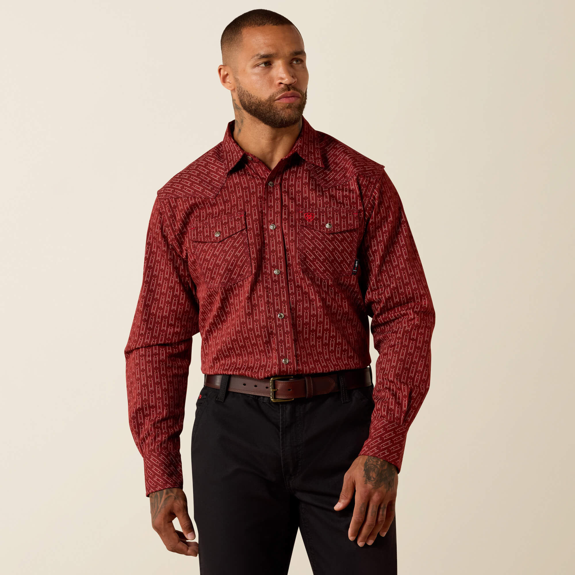 Buy FR CLEMENTE RETRO LS SNP WRK SHRT - Ariat Online at Best price