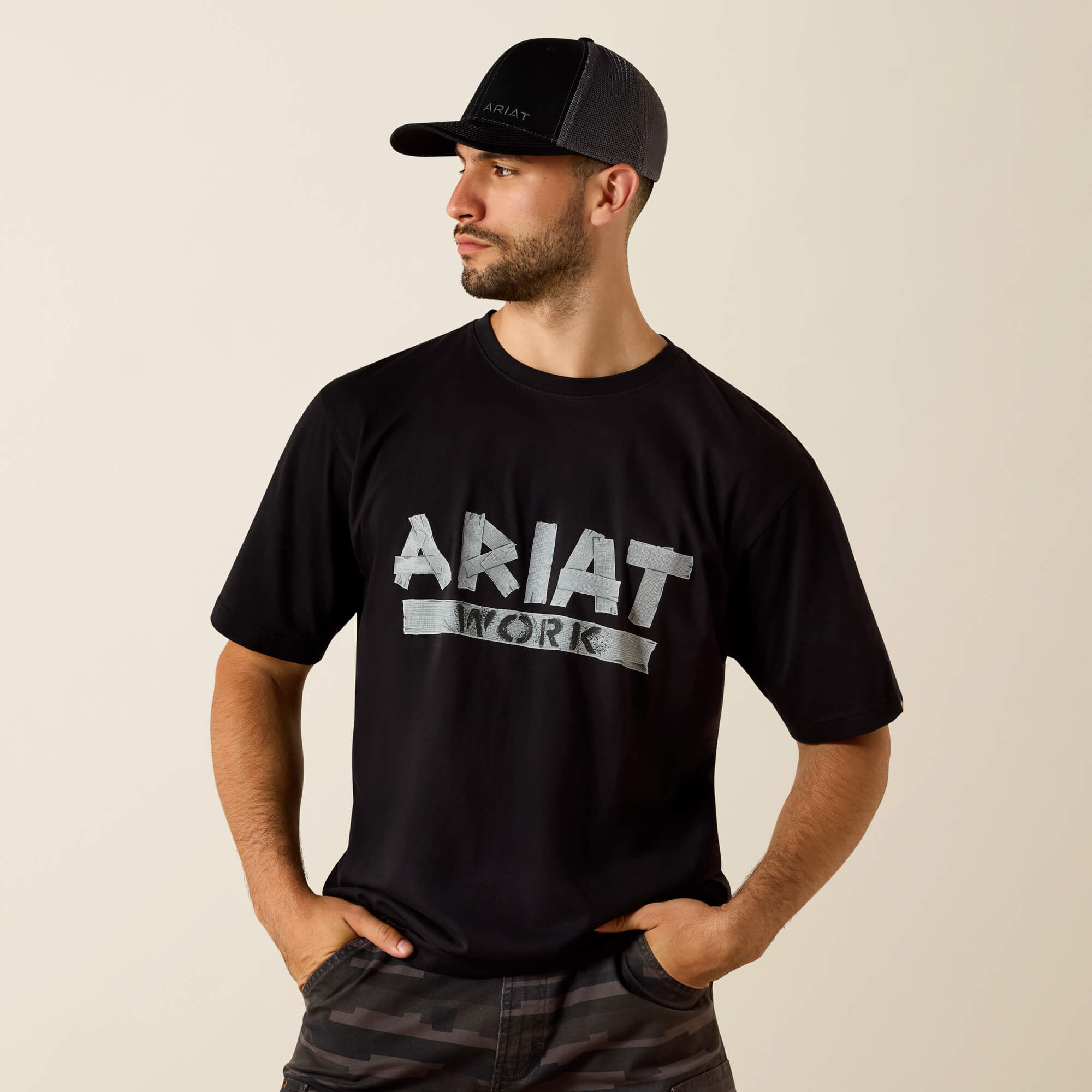RBR COTTON STRONG DUCT LOGO SS TSHRT-Ariat