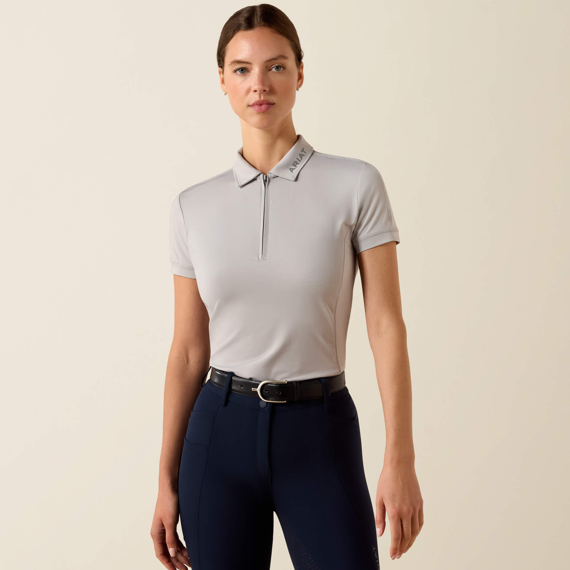 BANDERA 1/4 ZIP SS POLO-Ariat