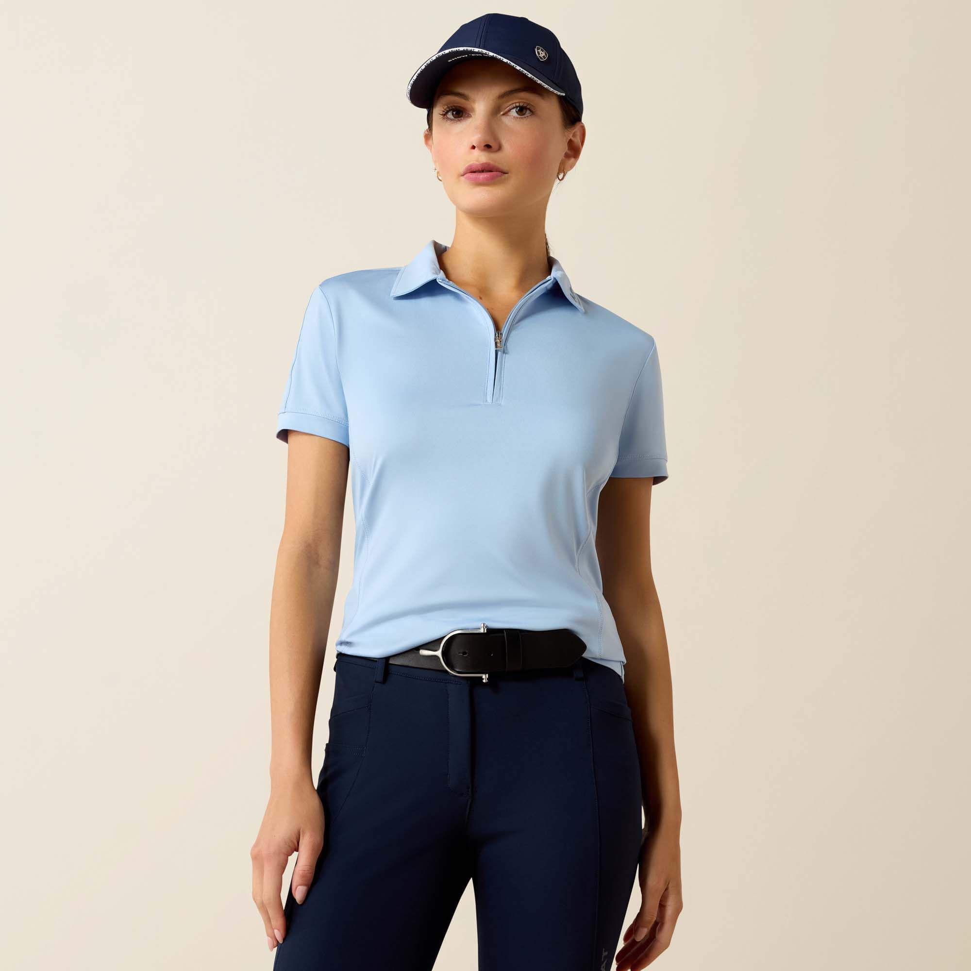BANDERA 1/4 ZIP SS POLO-Ariat