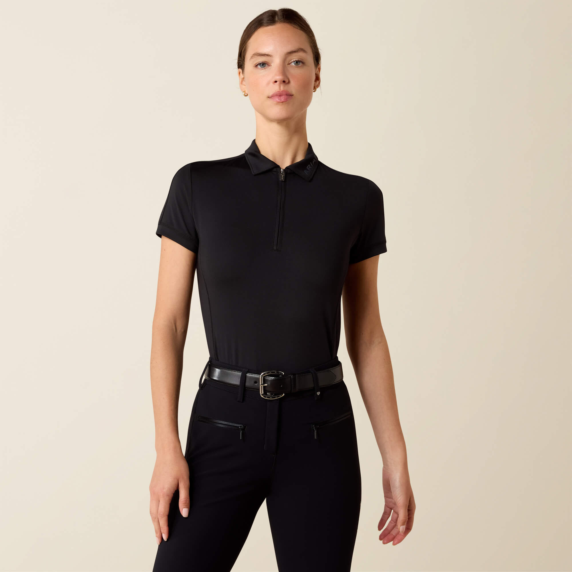 BANDERA 1/4 ZIP SS POLO-Ariat