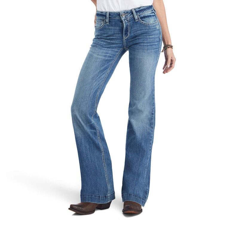 Ariat Women's Trouser Perfect Rise Chelsey Wide Leg Jeans