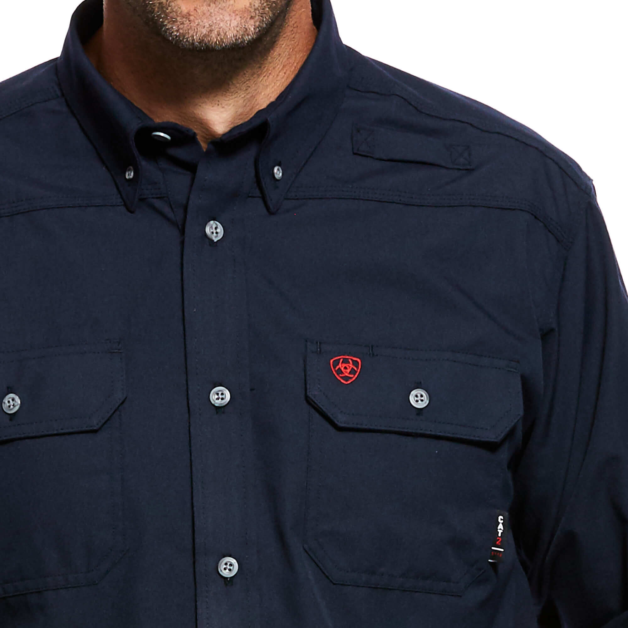Fire Resistant Shirt in A Light Weight Fabric Fire Retardant Shirt for The Warm Months Light Weight FR Shirt for Men Large, Blue 