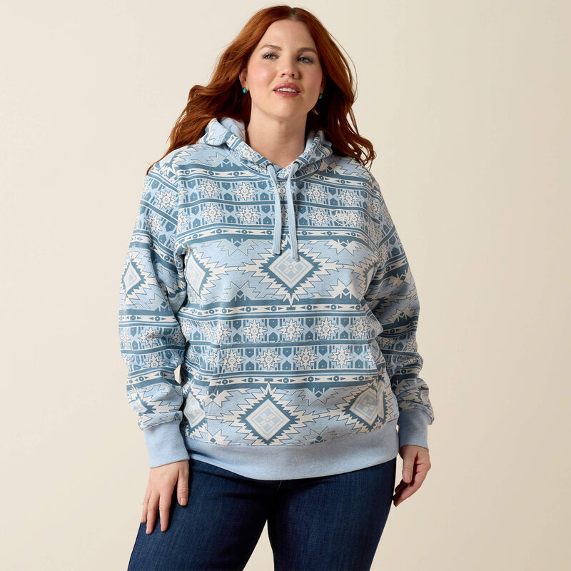 Ariat Logo 2.0 Printed Hoodie Front Plus