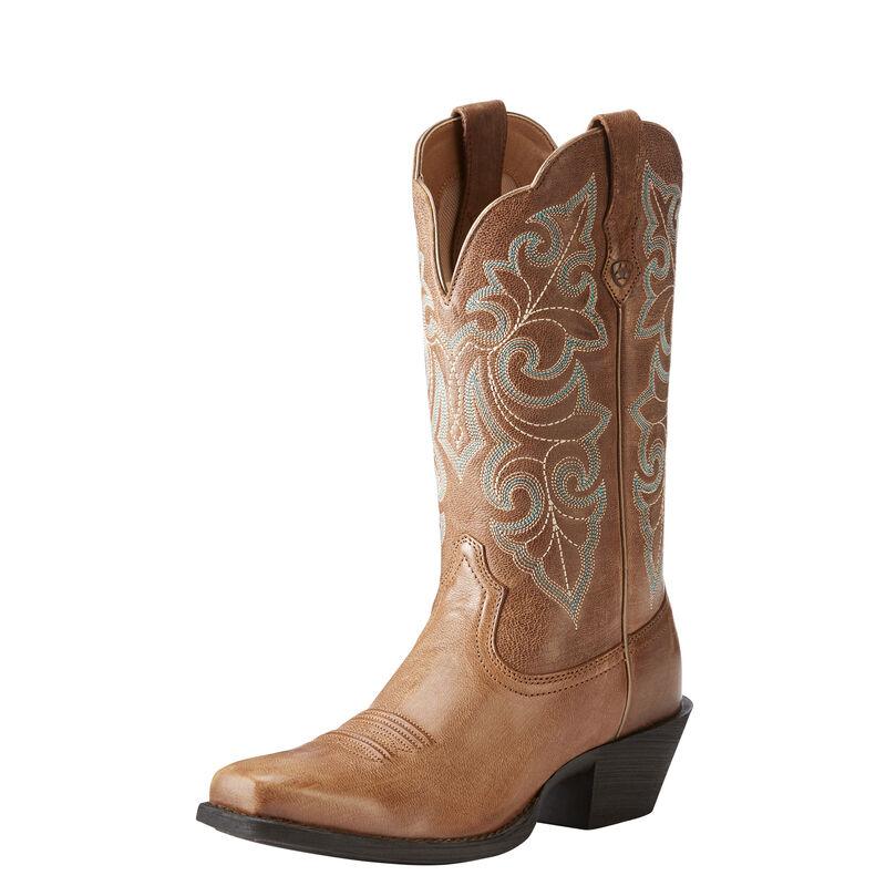 Round Up Square Toe Western Boot