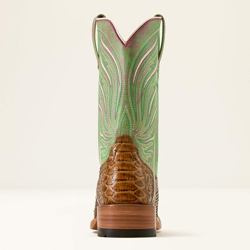 Futurity Dash Narrow Cutter Toe Western Boot Heel
