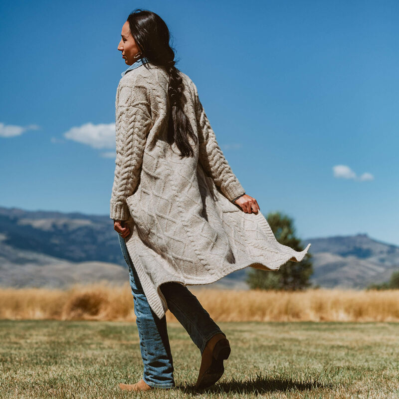 Yellowstone Cozy Fair Cardigan Sweater Lifestyle