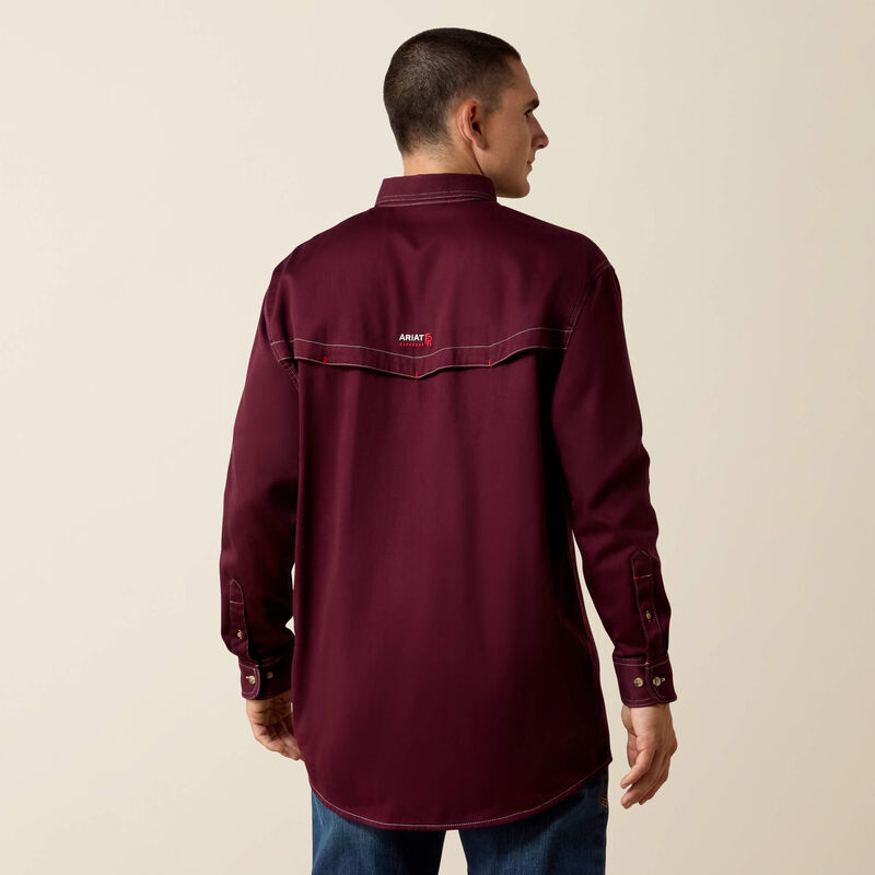 FR Vented Work Shirt Back