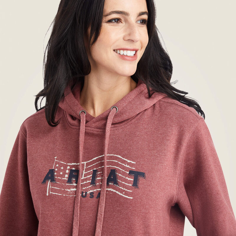 REAL USA Chest Logo Hoodie