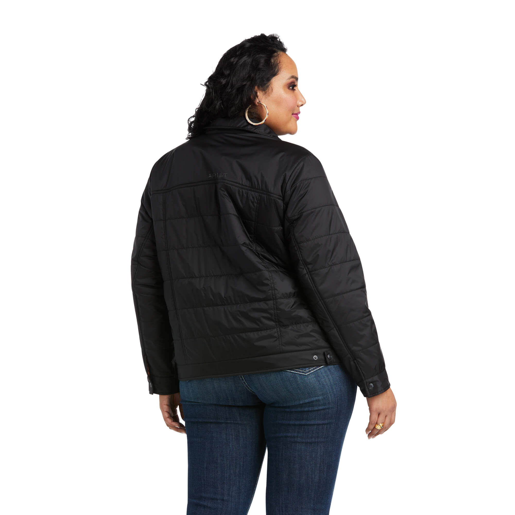 puffer trucker jacket