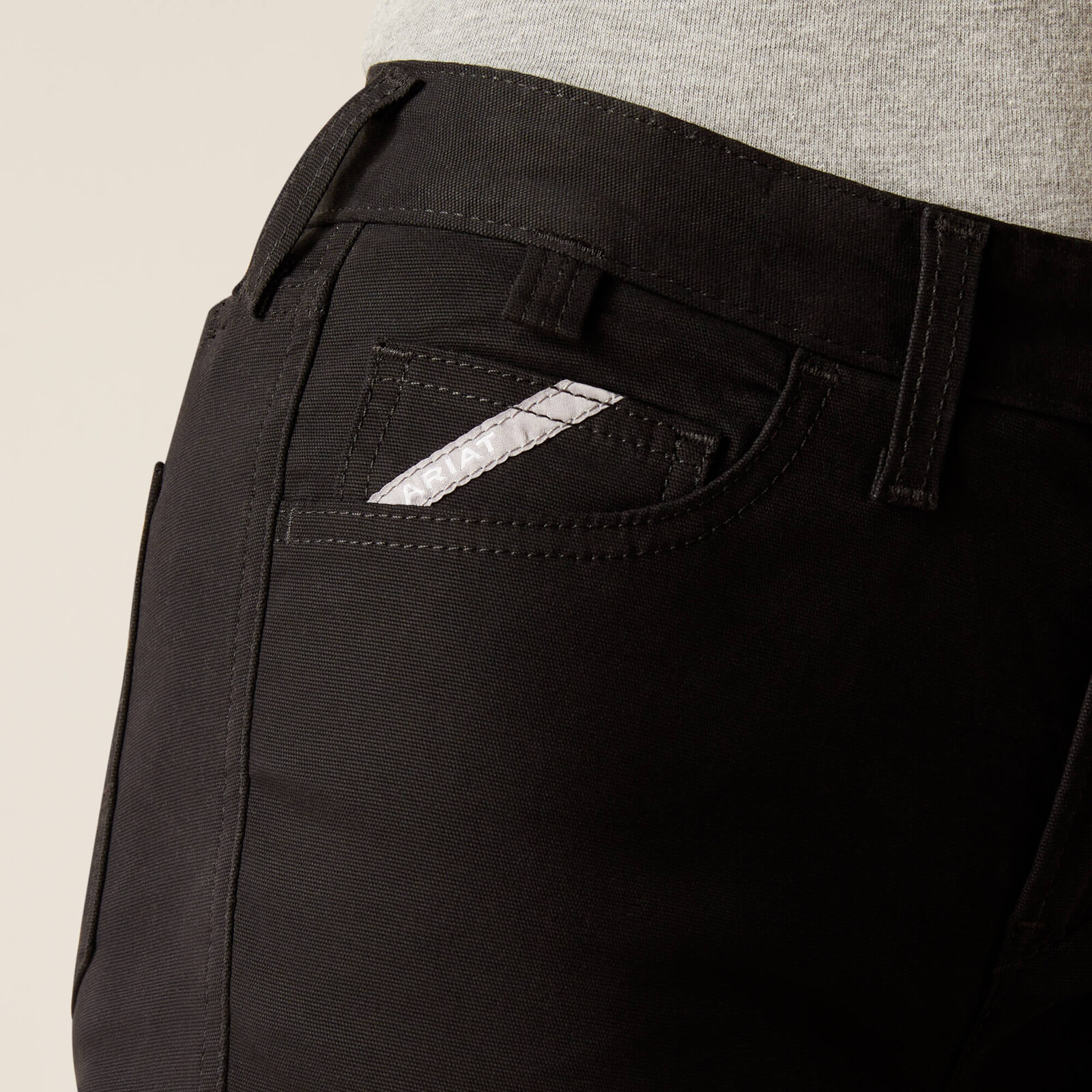 Rebar PR Made Tough Straight Pant — Black by Ariat