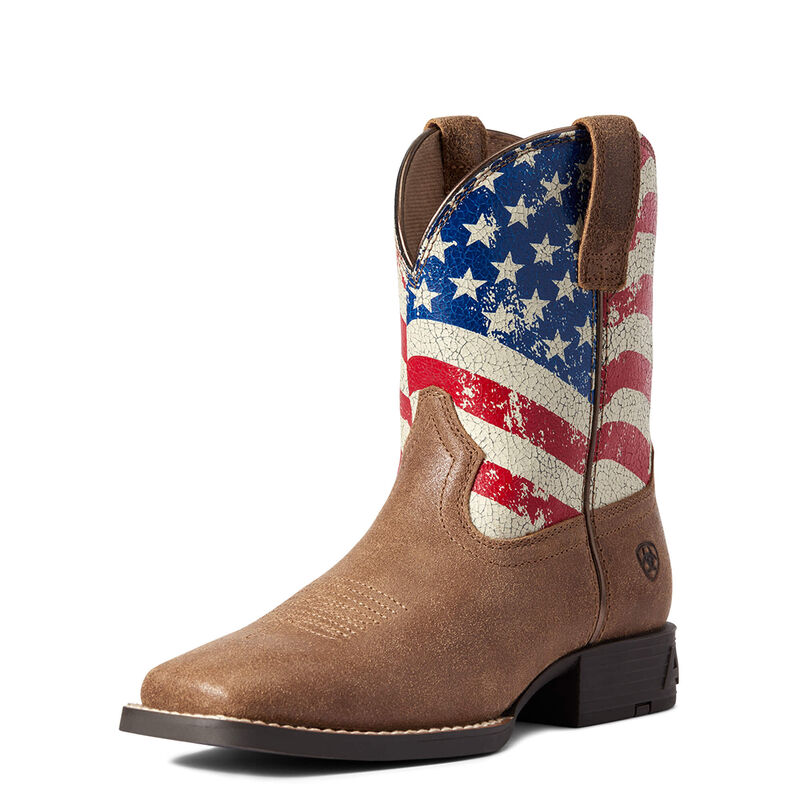 Youth Stars and Stripes Western Boot
