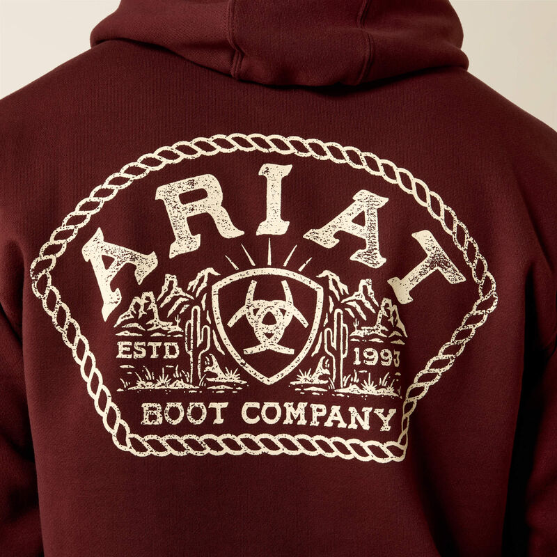 Ariat Roped Out Desert Badge Hoodie 01