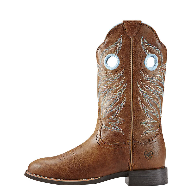 Round Up Stockman Western Boot