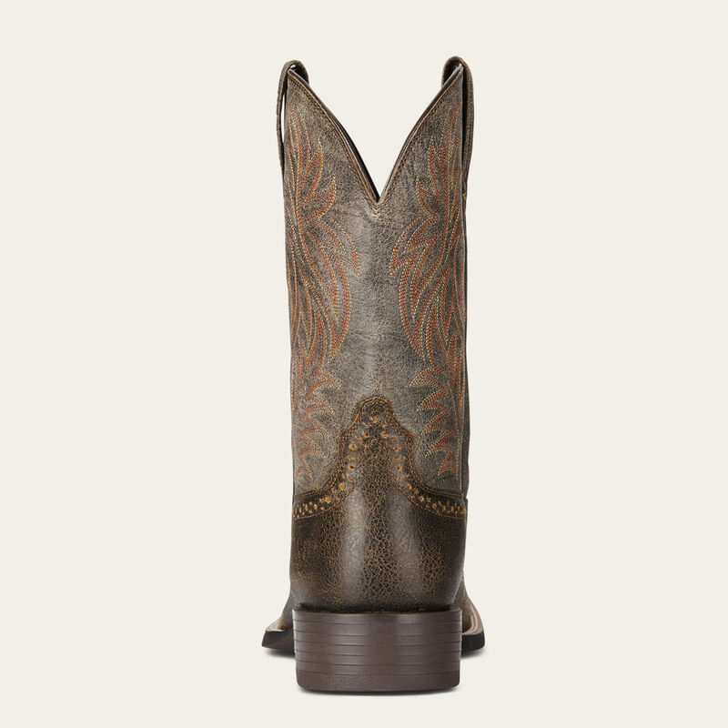 Sport Wide Square Toe Western Boot