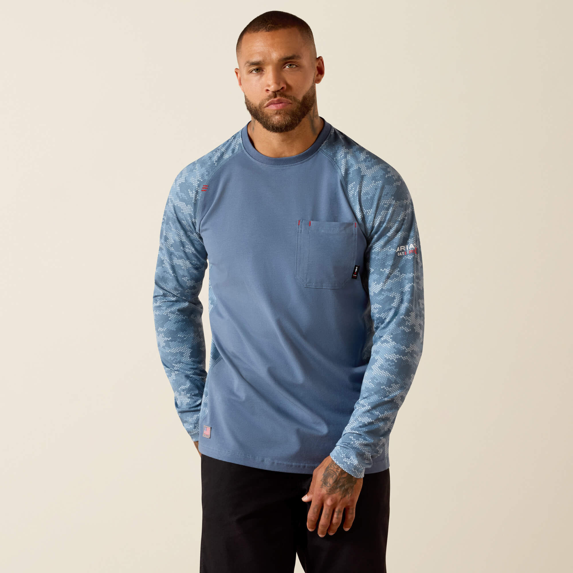 FR Stretch Camo Baseball T-Shirt - thumbnail 5