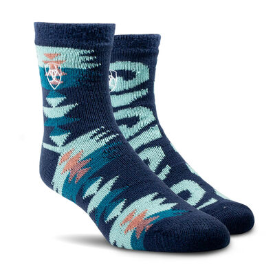 Cozy Aloe-Infused House Sock 2 Pair Multi Color Pack