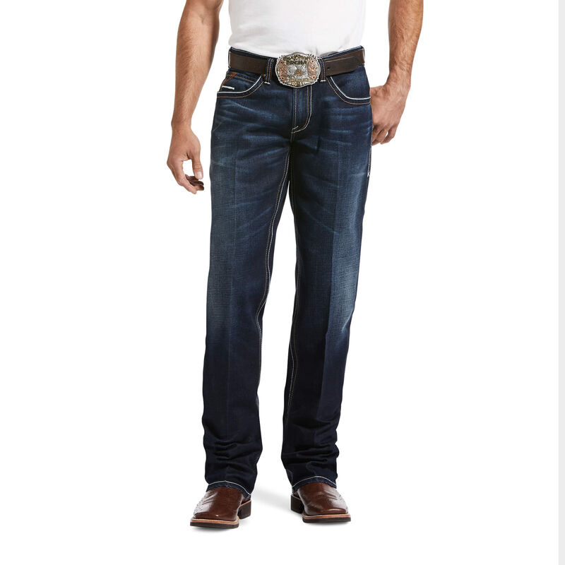 M4 Low Rise Stretch Madoc Stackable Straight Leg Jean