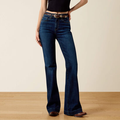 High Rise Avani Slim Trouser Jeans Front