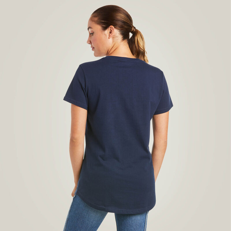 Rebar Cotton Strong V-Neck T-Shirt