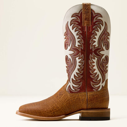 Gritstone Wide Square Toe Cowboy Boot Side